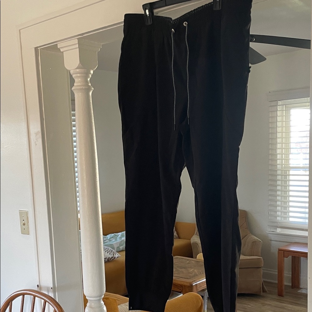 Women's Black Drawstring Joggers